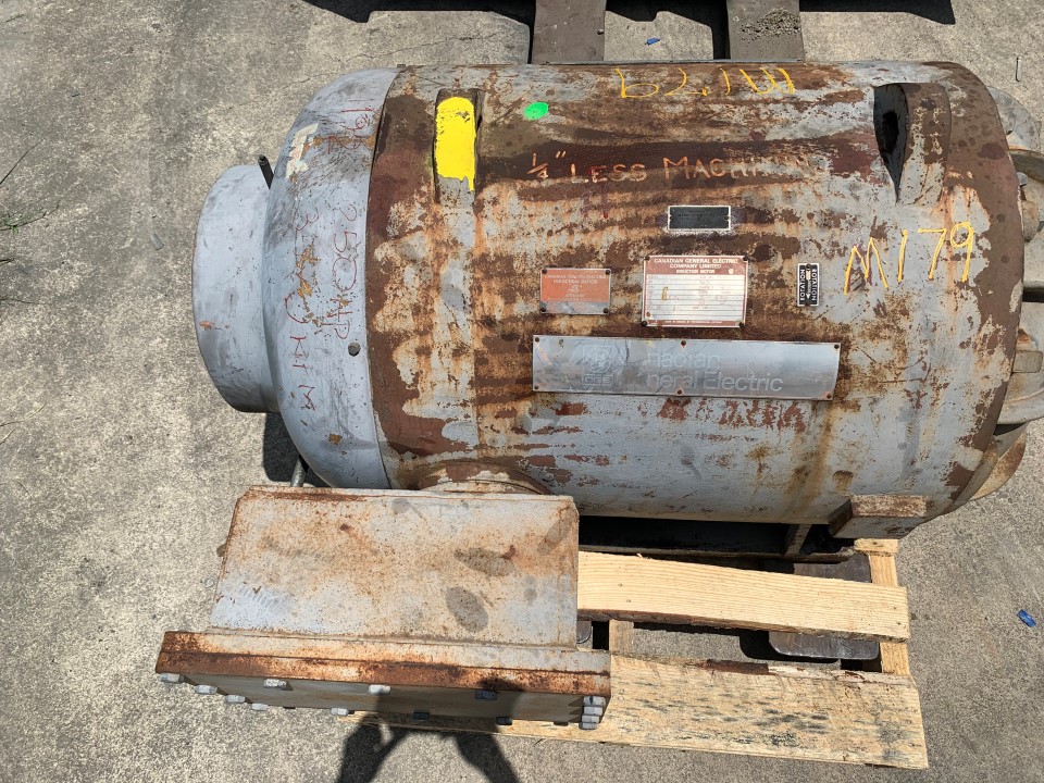 Canadian General Electric 250 HP, 3570 RPM, Electric Motor